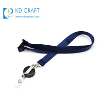 Free sample cheap custom promotional sublimation detachable blank lanyard with badge reel
